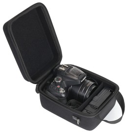 Aenllosi - Funda rígida compatible con cámara digital Panasonic LUMIX FZ80/FZ70 4K, Negro -, Moderno