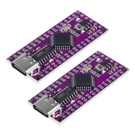 QCCAN 2pcs LGT8F328P LQFP32 MiniEVB HT42B534 Develope Board Replace Nano V3.0 ATMEGA328 Compatible for Arduino (LGT8F328P Type-C)