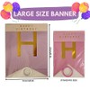 Pastel Rainbow Gold Happy Birthday Banner Bunting Garland Flag Party