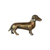 Creative Co-Op Antique Cast Aluminum Dachshund Accent Decor, Brass