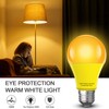 mfxmf Amber Sleep Light Bulb 2 Pack，Dimmable 1800K Warm Light