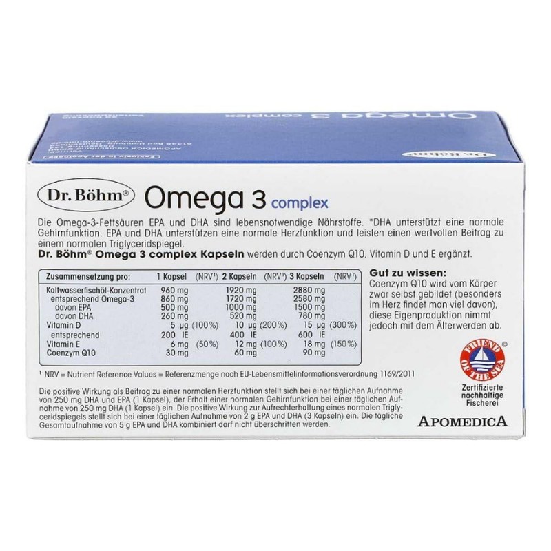 Dr.böhm Omega-3 Complex Capsules Pack of 60