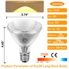 Jaenmsa 75W Par30 Halogen Flood Light Bulbs 120V,Par30 Long Neck
