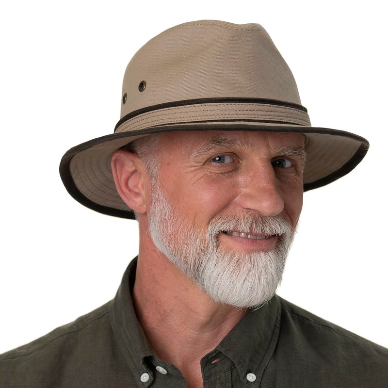 Stetson Ava Cotton Protective Sun Hat Summer (XL (60-61 cm)