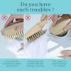 BFWood Laundry Stain Brush, Natural Soft Boar Bristles, Removes Tough