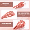 2-in-1 Food Clip Egg Whisk, Manual Multifunctional Egg Beater Serrated
