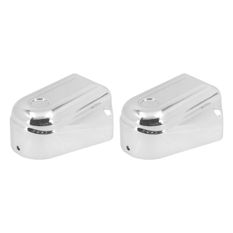 HDBUBALUS Bar Shield Rear Chrome Axle Covers Swingarm For Harley