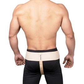 Wonder Care Hernia Belts Support Truss for Single Inguinal or Sports Hernia Belt for men with One Removable Compression Pads & Adjustable Groin Straps Surgery & injury Recovery belt (XL-40-46")