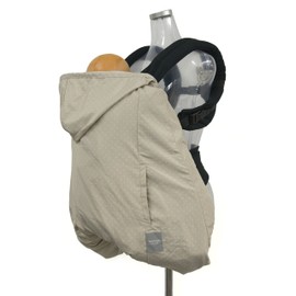 BABYHOPPER CKBH03002 Packable Rain Cover / Natural Dot [Rain Gear for Baby Carriers] [Perfect for Ergo Babies]