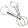 Norhogo 6 pieces key rings with quick release, removable key