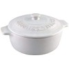Gourmet du Village, White Ceramic Brie Baker with Handles Gift