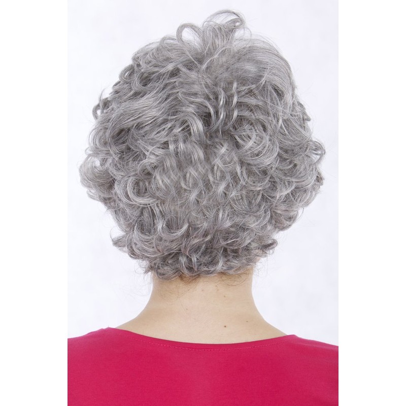 Wig Me Up – GFW513 51 Women's kurzhaarig White Grey Curly Wig