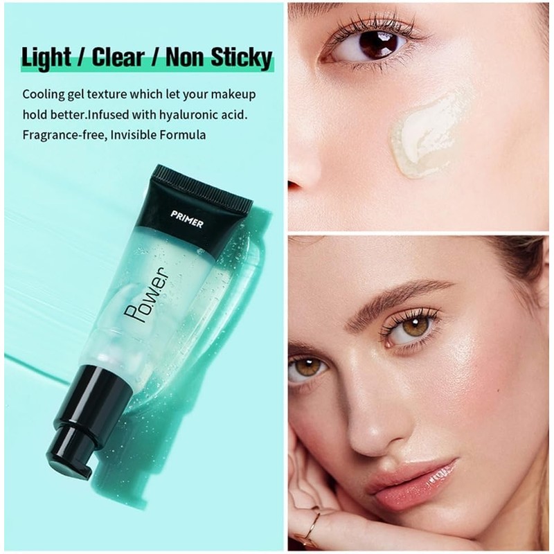 Bluemega Prebase de Maquillaje Facial, Gel base Hidratante y Corrector