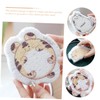 KOMBIUDA 4pcs Cartoon Animals Kitchen Cleaning Sponge Wood Pulp Dish