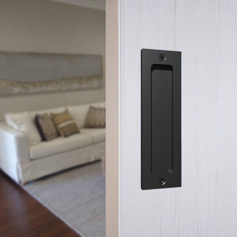 Tibres - 7" Sliding Barn Door Handle - Flush Pull