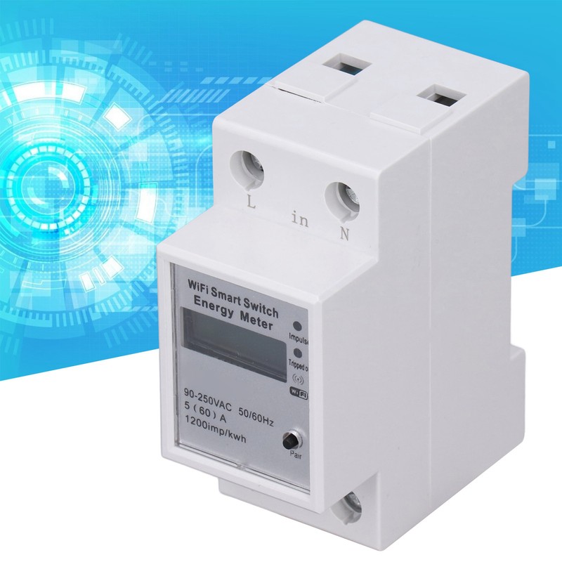 WIFI Smart Energy Meter LCD Display Household for Tuya 1