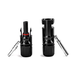 WATTSTUNDE MC Compatible Plug Set – Multi-Contact Set Socket + Plug for Connecting Solar Systems for Self-Assembly (MC Plug)