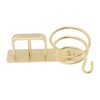Hair Dryer Holder Hair Straightener Storage Bracket Rack Space Aluminum