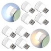 USB Lights by Night, Mini LED Bulb, Plug-in, Warm White,