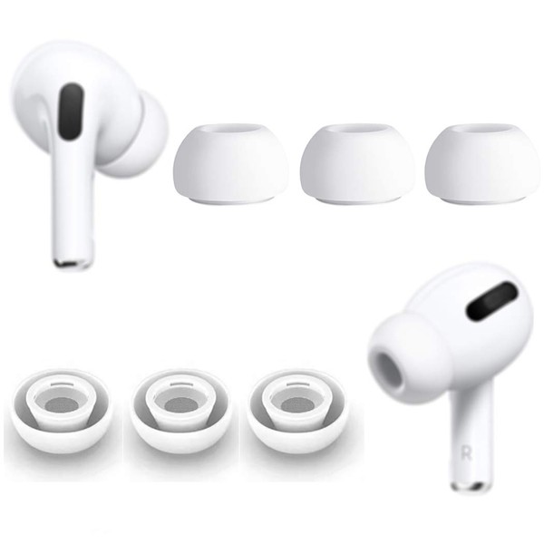 ALXCD 3 Pairs Eartips Replacement for AirPods Pro Headphones, Silicon