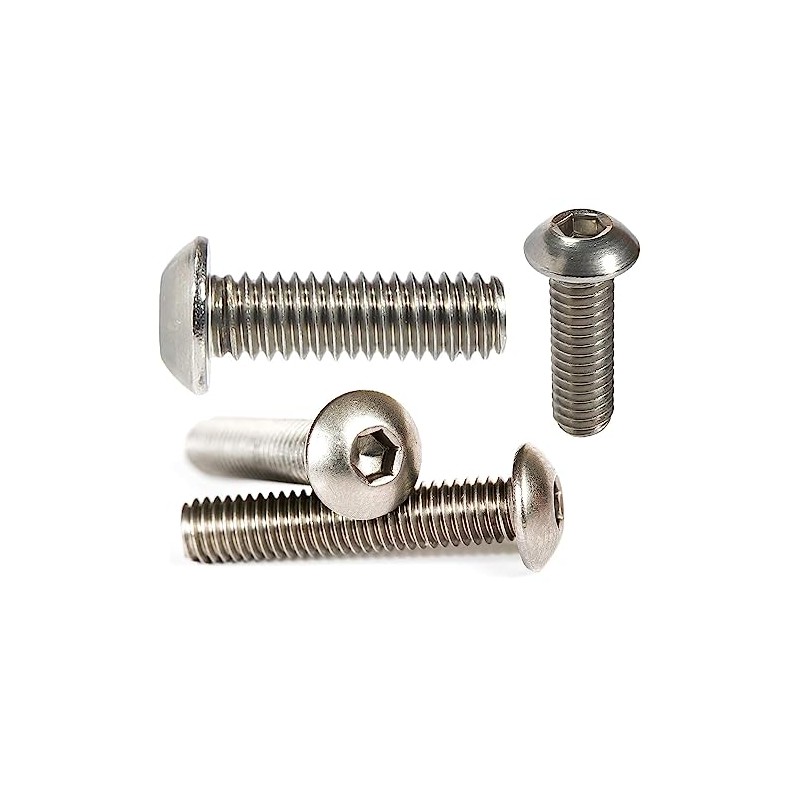 M10 (10mm x 30mm) Marine Grade Button Head Screws Allen