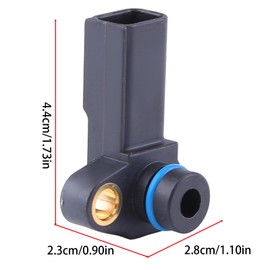 Lemopre, LR019130, Air Intake Manifold Boost Pressure Sensor, Compatible for LandRover Discovery 3 4 TDV6 Replaces