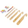 5Pcs Huge Crochet Hook Ergonomic Smoothing Plastic Assorted Size Huge