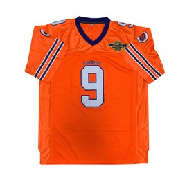 AIFFEE Men's #9 Boucher Football Jersey Pumpkin Color Stitched Size S-3XL (S)