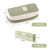 MUEEAD 1 Piece of Expandable & Simple Pencil Case, Large-Capacity,