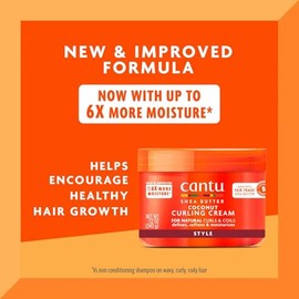 Shea Butter Coconut Curling Cream by Cantu for Unisex - 12 oz Cream