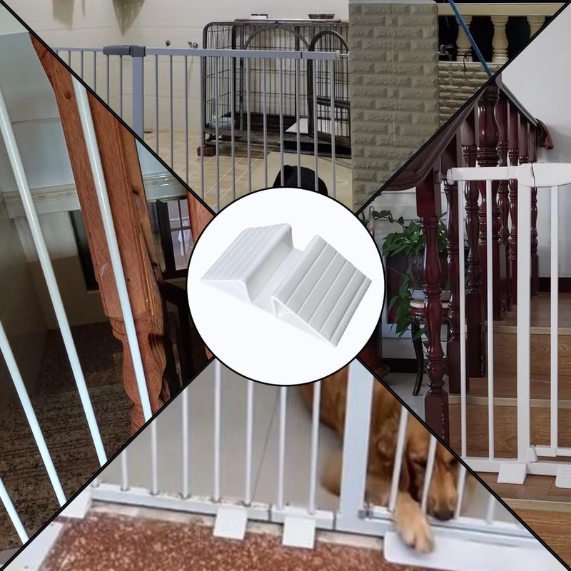 Pet Gate Triangle Stabilize Support, Anti-Kick Fall Prevention Reinforce Card