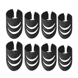 8 piezas de púas de guitarra Alaska (XL+L+L+M), púas ajustables para dedos, púas de Alaska, accesorios para instrumentos de cuerda, púas de guitarra (negro)