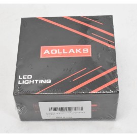 Aollaks LED Lighting Upgrade Model H4/H19 Light Bulbs 2 Pack 34000LM 6500K