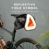 Vincita Reflective Yield Symbol with Velcro Strap - High Visibility