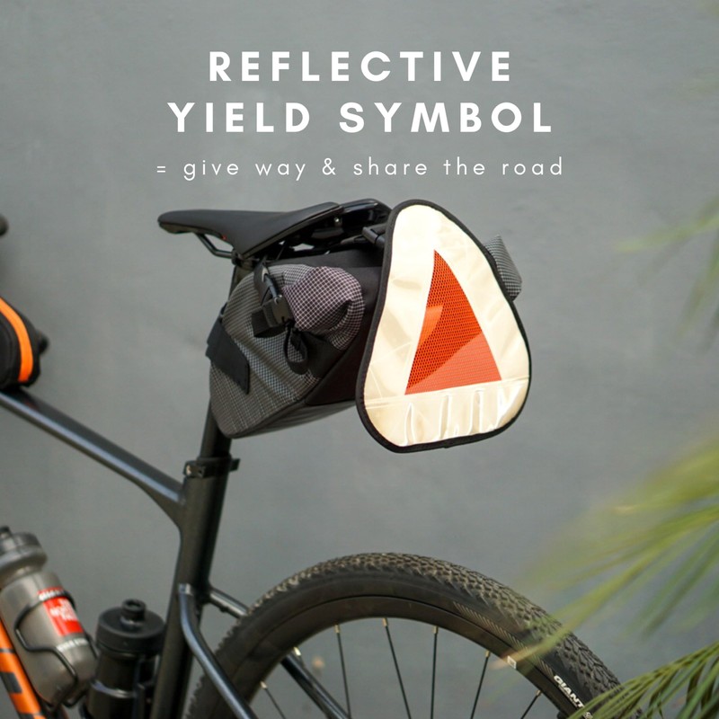Vincita Reflective Yield Symbol with Velcro Strap - High Visibility