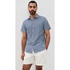 Navy Geo Windward Shirt by Fair Harbor