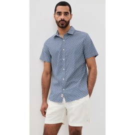 Navy Geo Windward Shirt by Fair Harbor