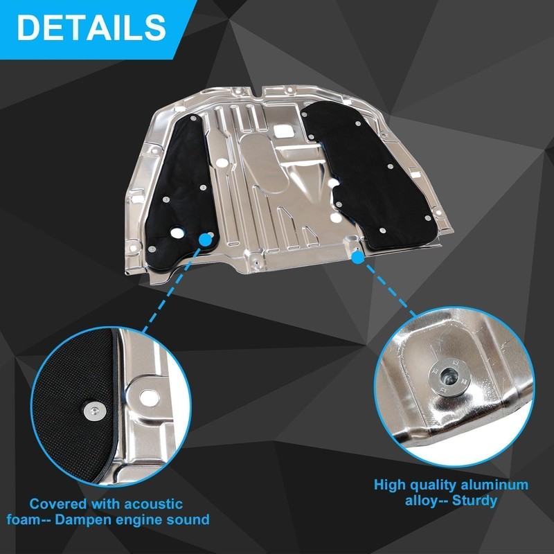Priprilod Engine Splash Guard Under Car Shield Cover Board with
