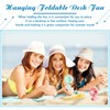 Woanger 5 Pcs Mini Handheld Folding Fan Bulk Hanging Rechargeable