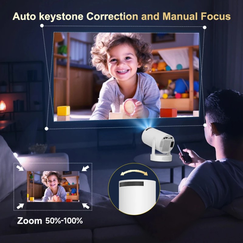 Topleo Smart Projector Allwinner H713 Android Best Mini Beamer Video
