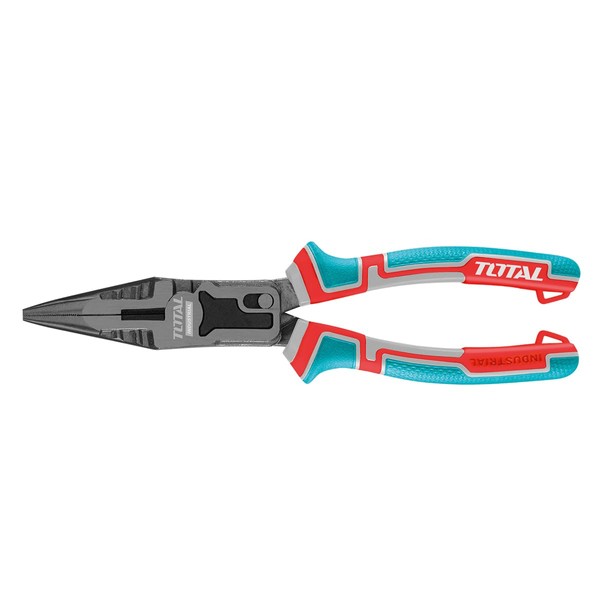 TOTAL - Reinforced flat nose pliers - 215mm - Suitable