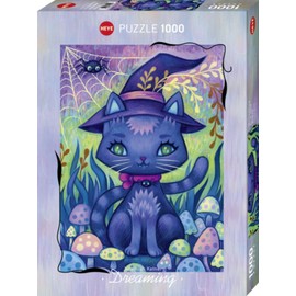 Heye Witch Cat Classic Puzzle, Silver