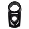 Unbranded Vivid Black Fuel Tank Dash Console Fit For Harley