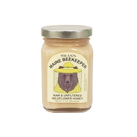 Swan's Maine Beekeeper - Raw Unfiltered Wildflower Honey - 10 oz (1 count)