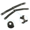 Bivethoi 2Pcs Folding Support Hinge, Antique Bronze Rotatable Lid Support