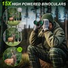 15x42 Binoculars for Adults High Powered - Occer HD Lightweight