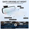 LivTee Rear View Mirror, Universal 9.5' (241mm) Wide Angle Panoramic