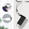 Leizhan USB C to Micro USB Adapter with Lanyard, 4