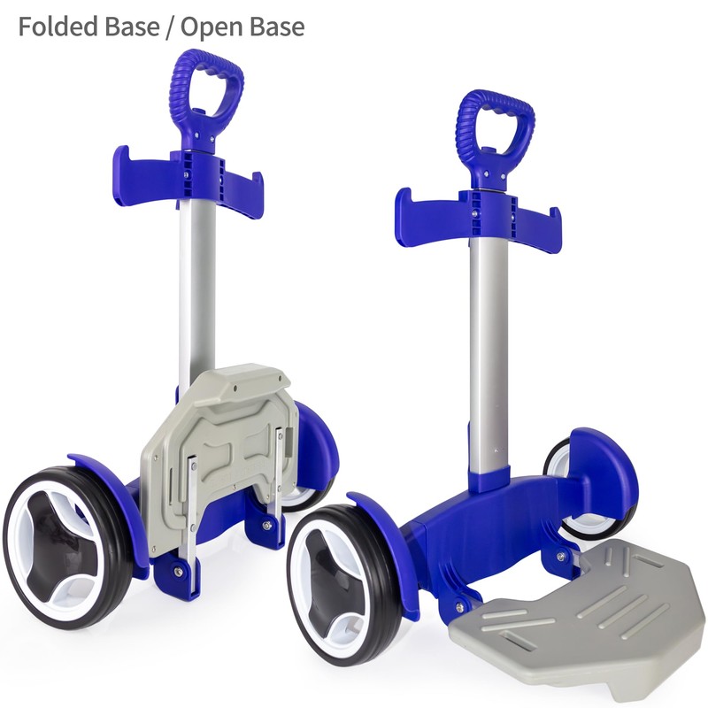 HapBoby Rolling Backpack Cart for Travel, Commuting & Daily Use,