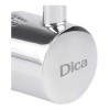 Llave Angular Cromo Con Maneral De Palanca Para Wc Casa